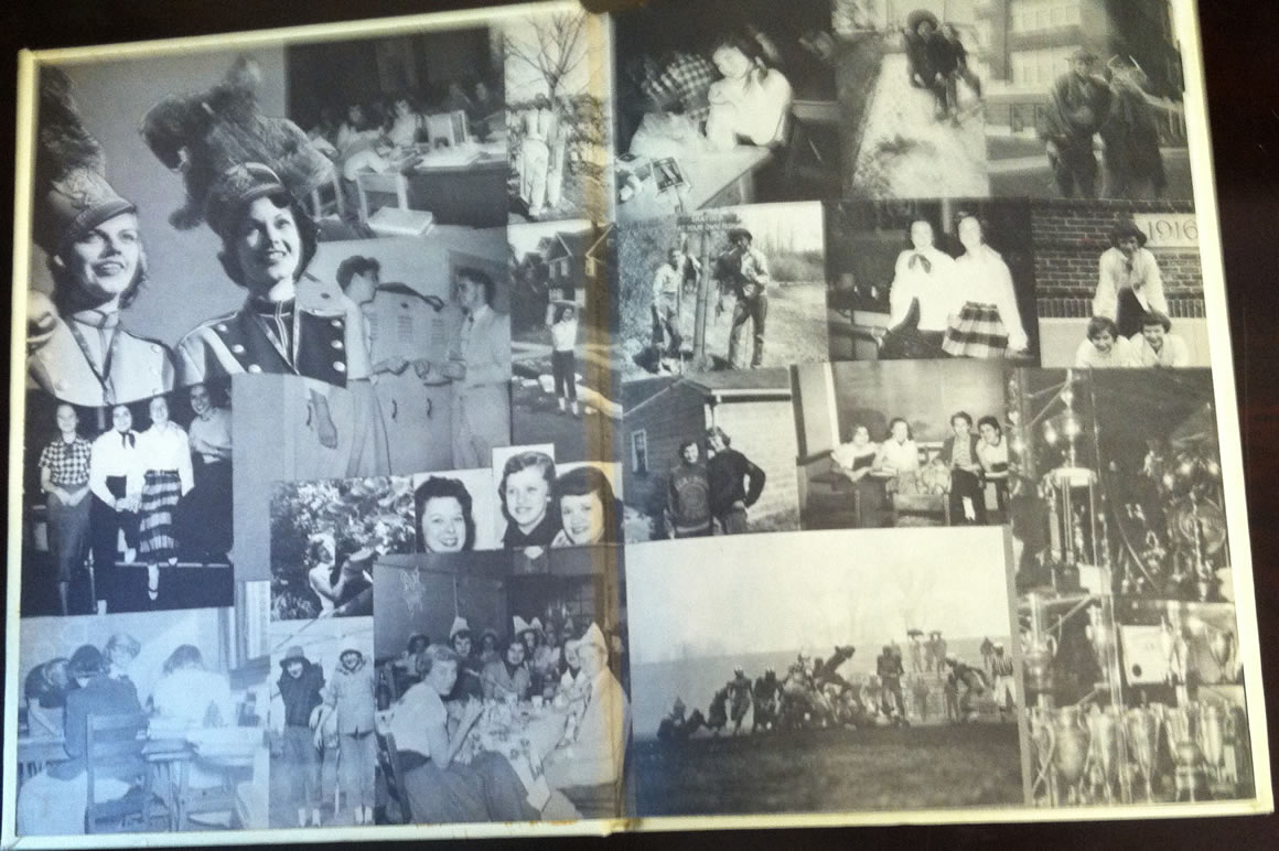 1953 HHS Yearbook Collage